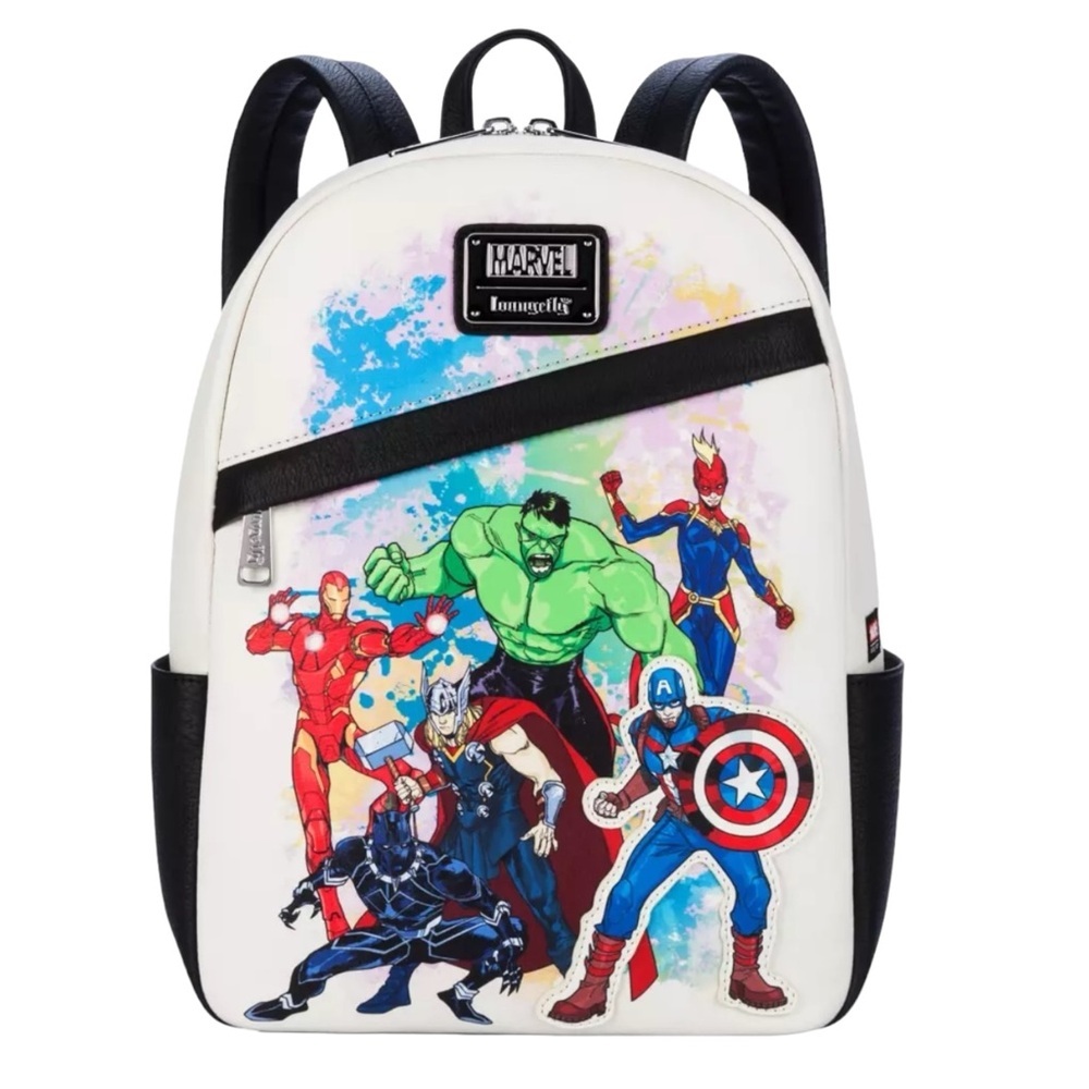 The Avengers Marvel Artist Series Loungefly Mini Backpack